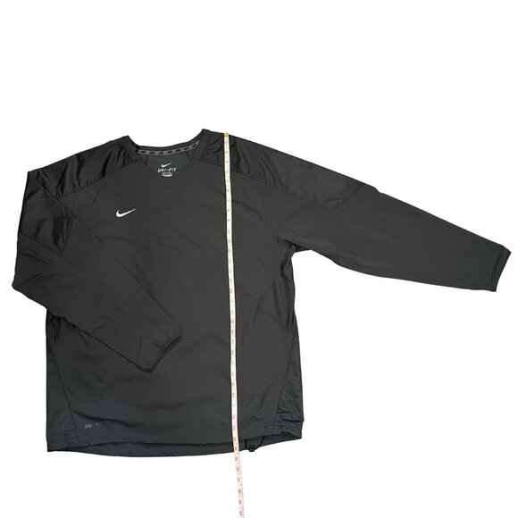 Nike Dri-fit Gray Coach Pullover Men's XL Warm-up Athletic Training Windbreaker - Picture 7 of 13